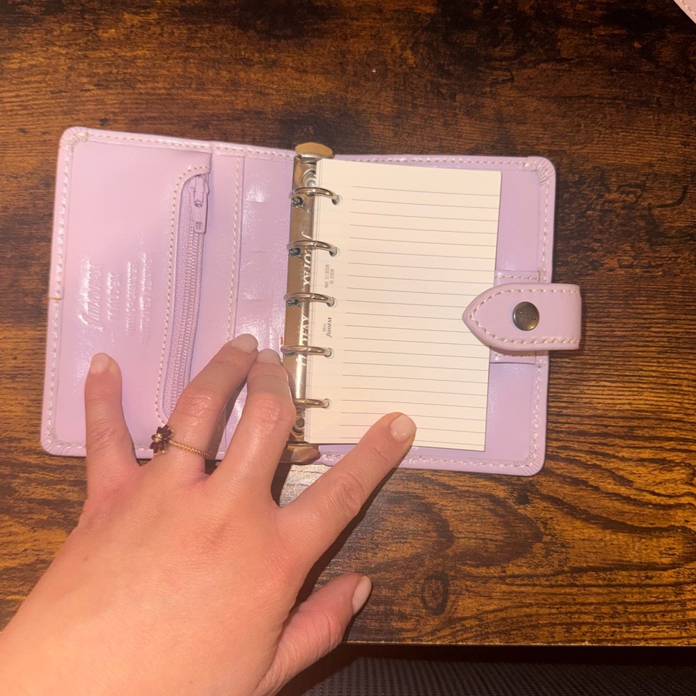 filoFAX Mini Malden Orchid Organizer *last sale was canceled* - Picture 2 of 4